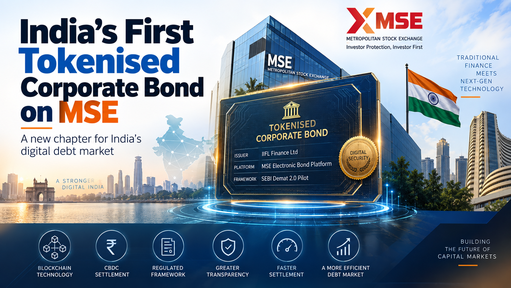 India’s Tokenised Corporate Bond Journey: MSE, IIFL Finance and Demat 2.0