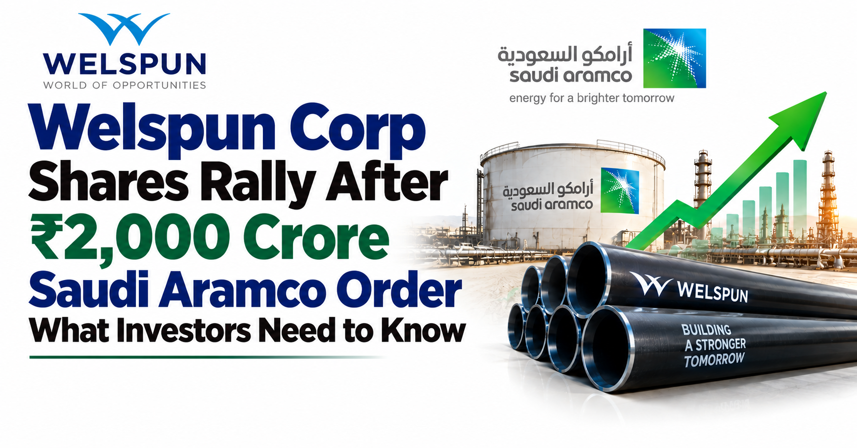 Welspun Corp Shares Rally After ₹2,000 Crore Saudi Aramco Order: What Investors Need to Know