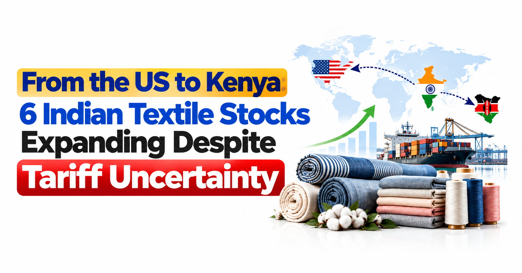 From the US to Kenya: 6 Indian Textile Stocks Expanding Despite Tariff Uncertainty